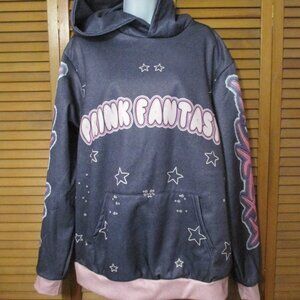 Prink Fantasy sweatshirt hoodie like new blue/gray & pink size XL